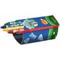 Action Pak - 4 Pack Crayon Set w/ Attached Sleeve
